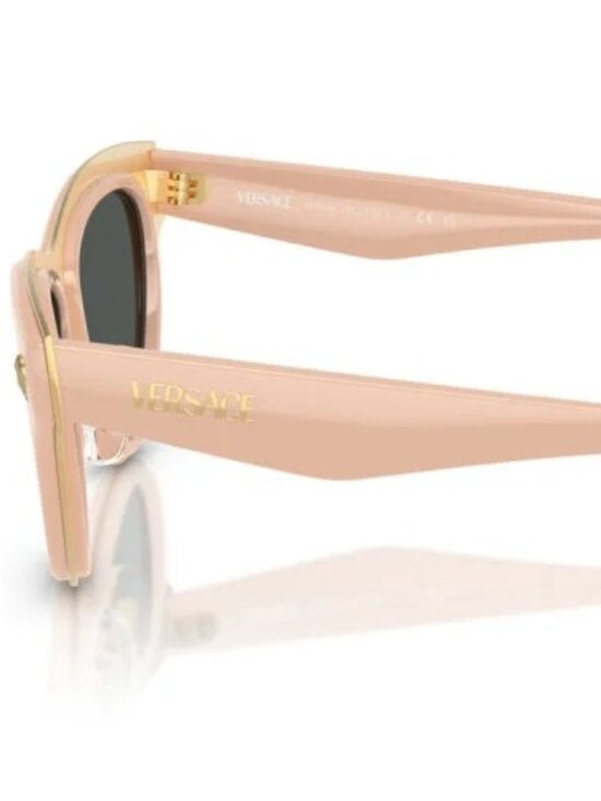NEW VERSACE VE2273 549487 NUDE DARK GREY SUNGLASSES 52-17-145 AUTHENTIC main image 6